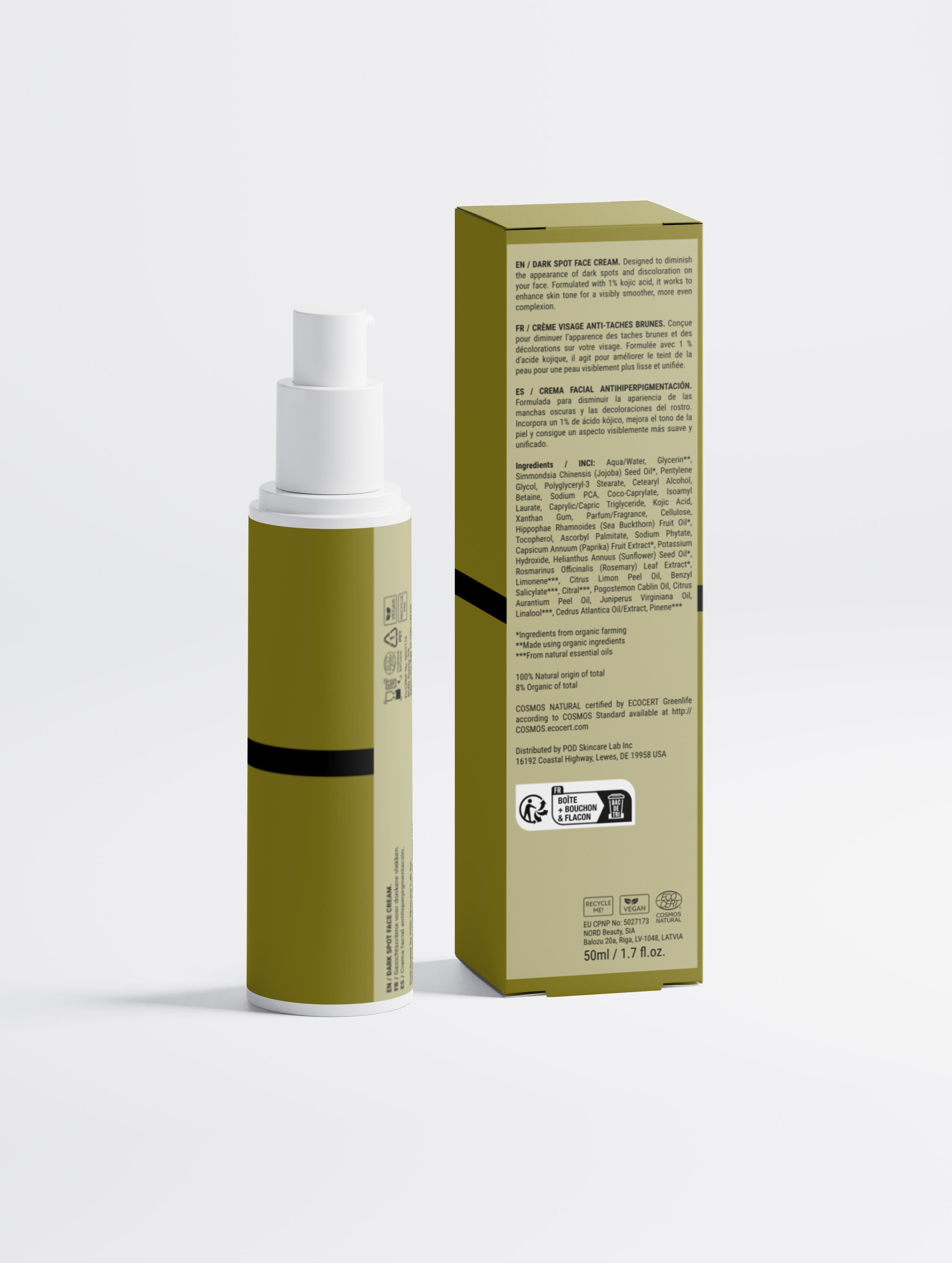 Kojic Acid Dark Spot Face Cream