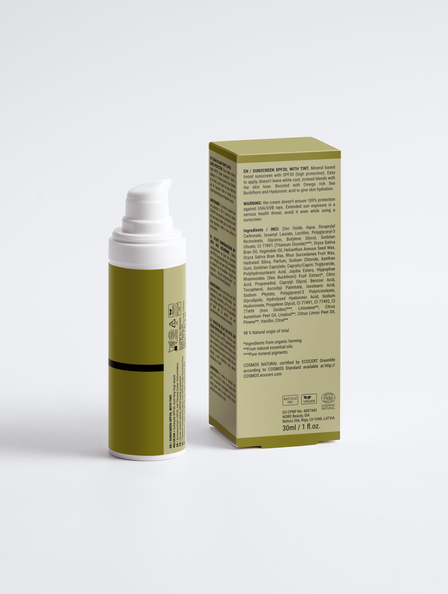 Pink Tone Up - Zinc Sunscreen SPF30