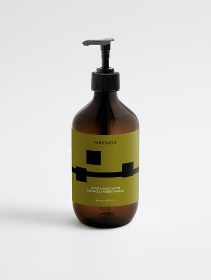 Hand & Body Wash, Patchouli & Amber Vanilla